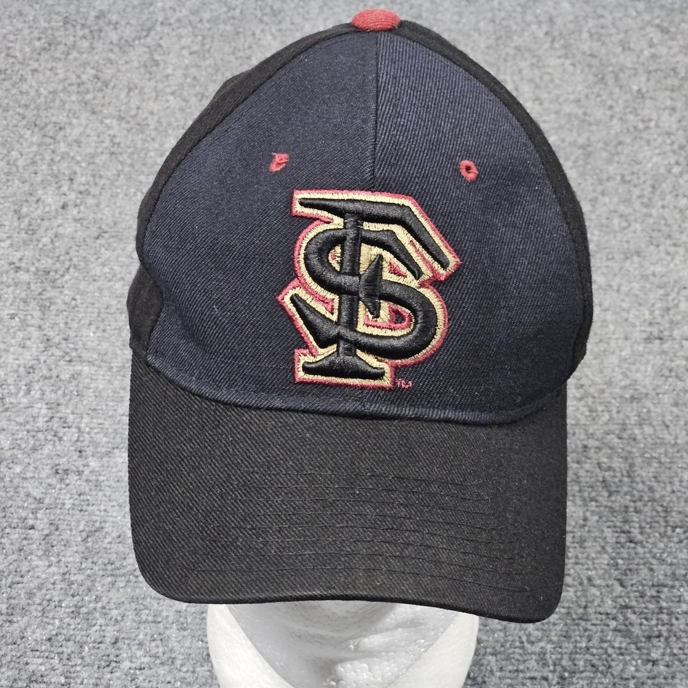 Florida State Seminoles Hat 7 1/4 Navy Black Vintage FSU Zephyr Made in Russia